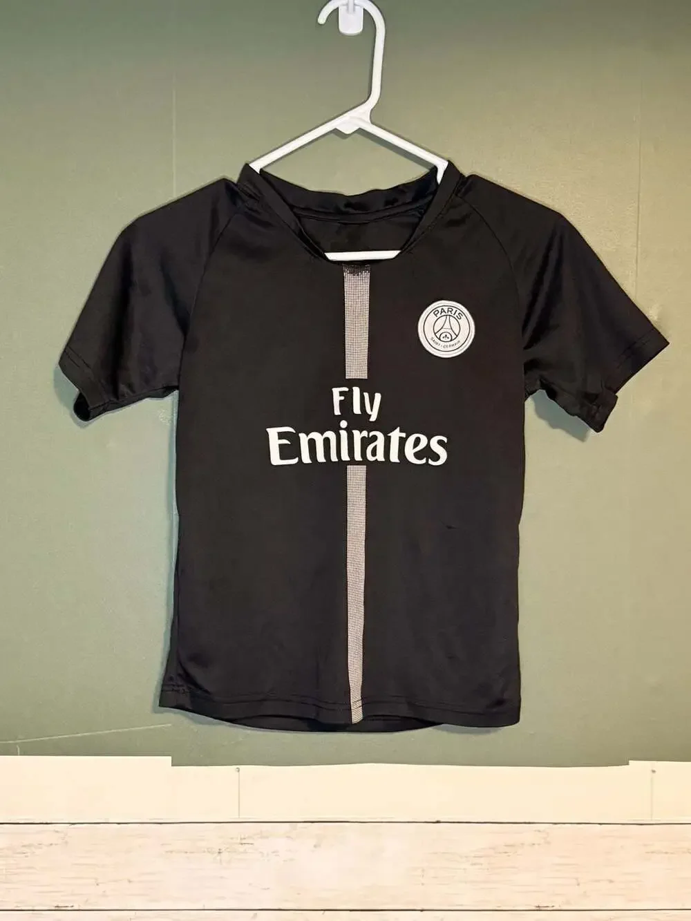 Paris‎ Saint-Germain 2018/19 Jordan Third Jersey Black Fly Emirates